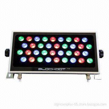 LED Wall Washer with 24V DC Working Voltage and 20m Projection Distance